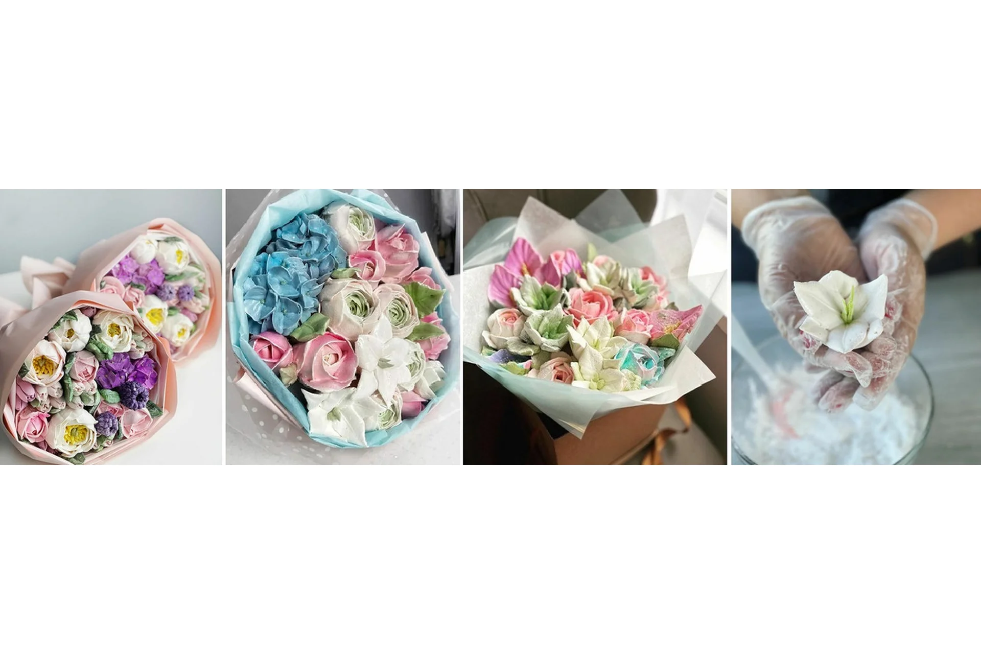 Цветы из Зефира. Букеты из Зефирных цветов. Тариф Вип (Ирина Левченко), фото 1 из 1.