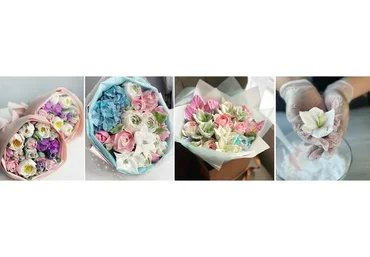 Цветы из Зефира. Букеты из Зефирных цветов. Тариф Вип (Ирина Левченко)