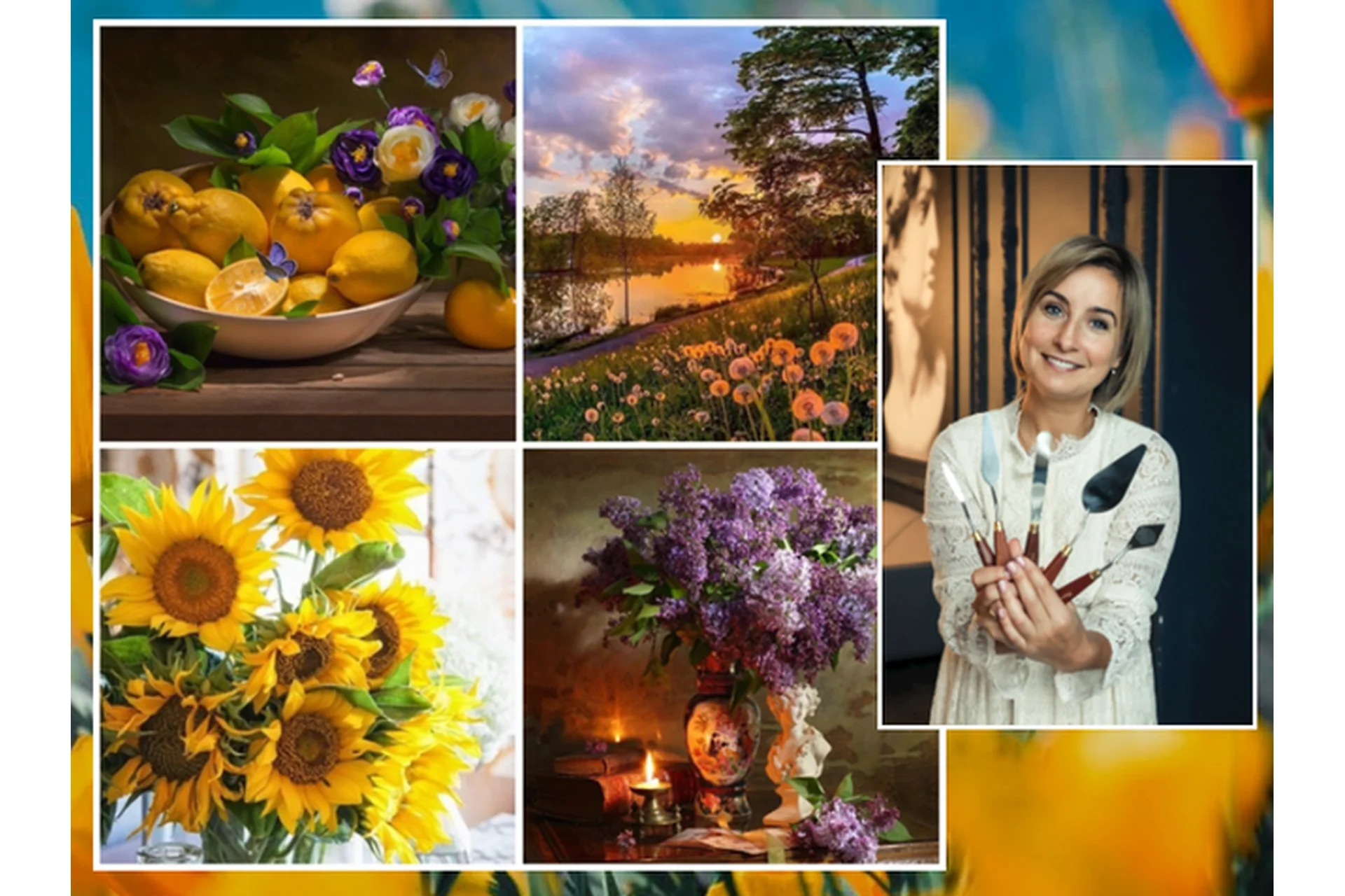 [Студия Живописи] Серия мастер-классов «Цветущая весна» (Ольга Базанова), фото 1 из 1.