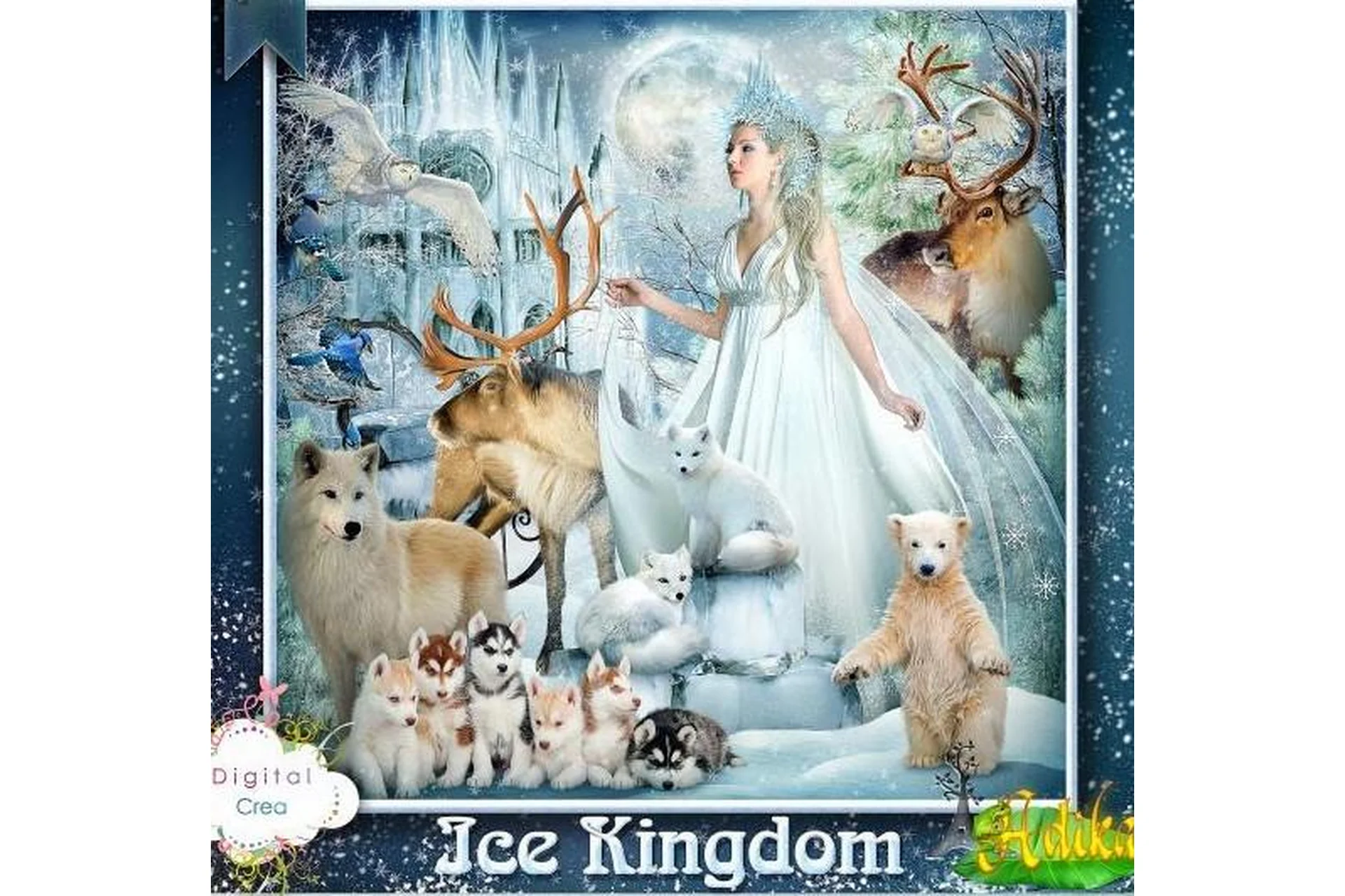 Скрап-набор Ice Kingdom (Adika), фото 1 из 1.