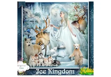 Скрап-набор Ice Kingdom (Adika)