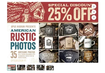 [Creative Market] American Rustic Photos (Opus Nigrum)