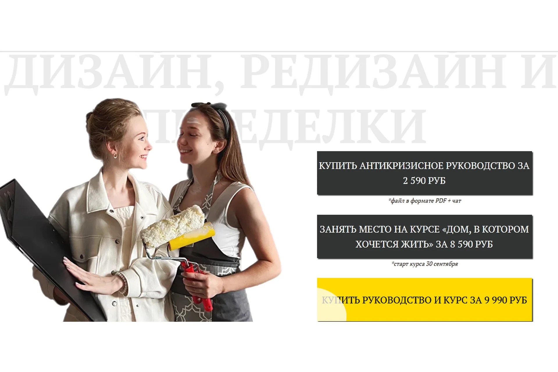 Дом, в котором хочется жить и Антикризисное руководство по дизайну, редизайну (Надя Артамонова), фото 1 из 1.