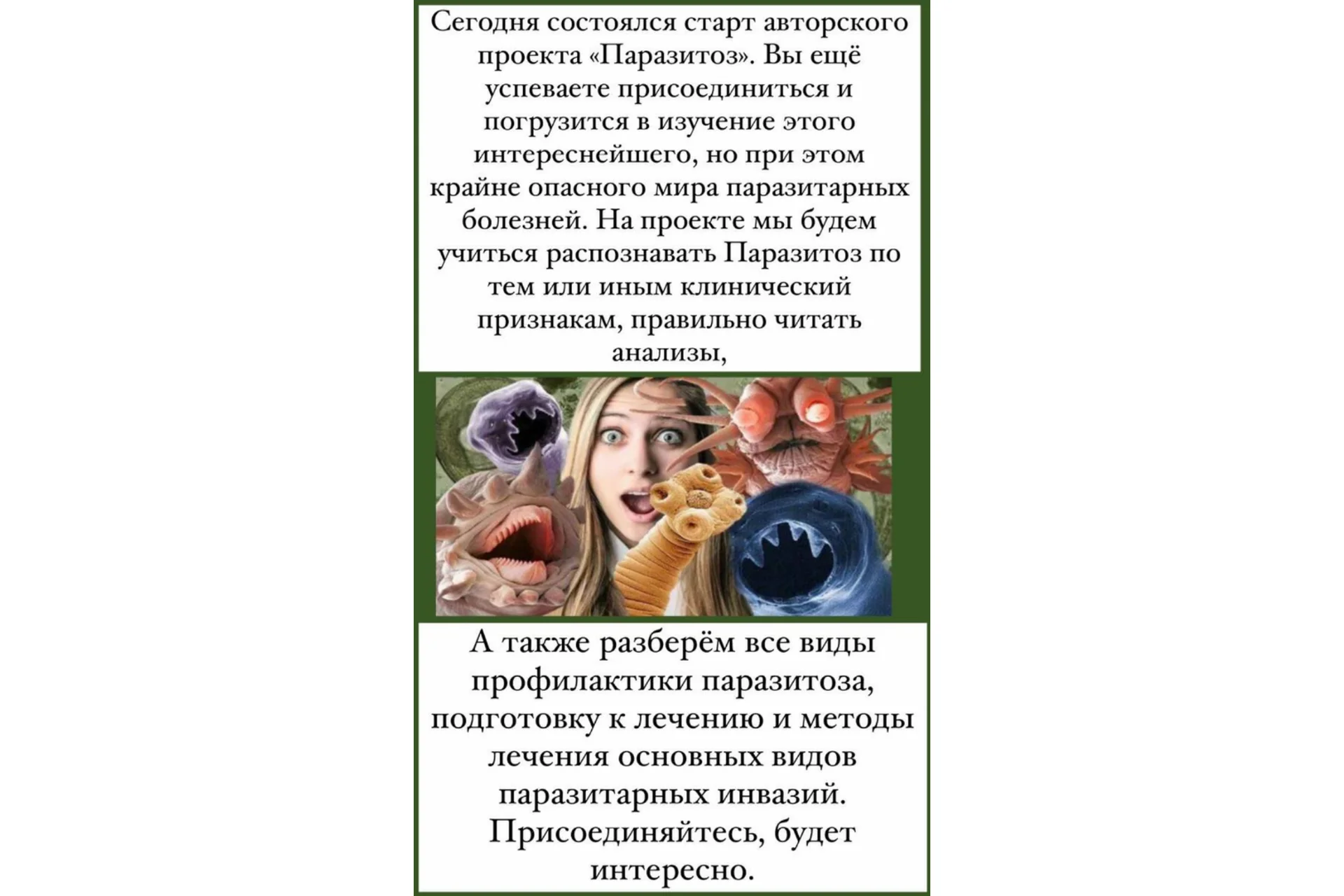 Паразитоз (Елена Чунаева), фото 1 из 1.