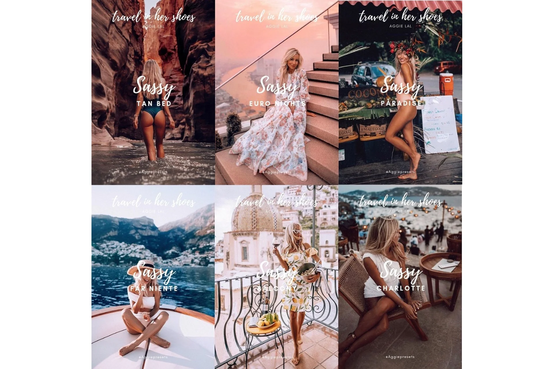 [TravelInHerShoes] Летние пресеты для путешествий. Sassy Collection, фото 1 из 1.