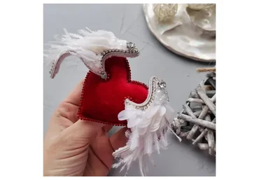 [peyakh-school] Брошь 3d Сердце Ангела (Ангелина Пеях)