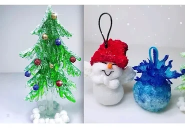 [Artconfi.studio] Елочные игрушки из изомальта с начинкой внутри  (Виктория Токмакова)