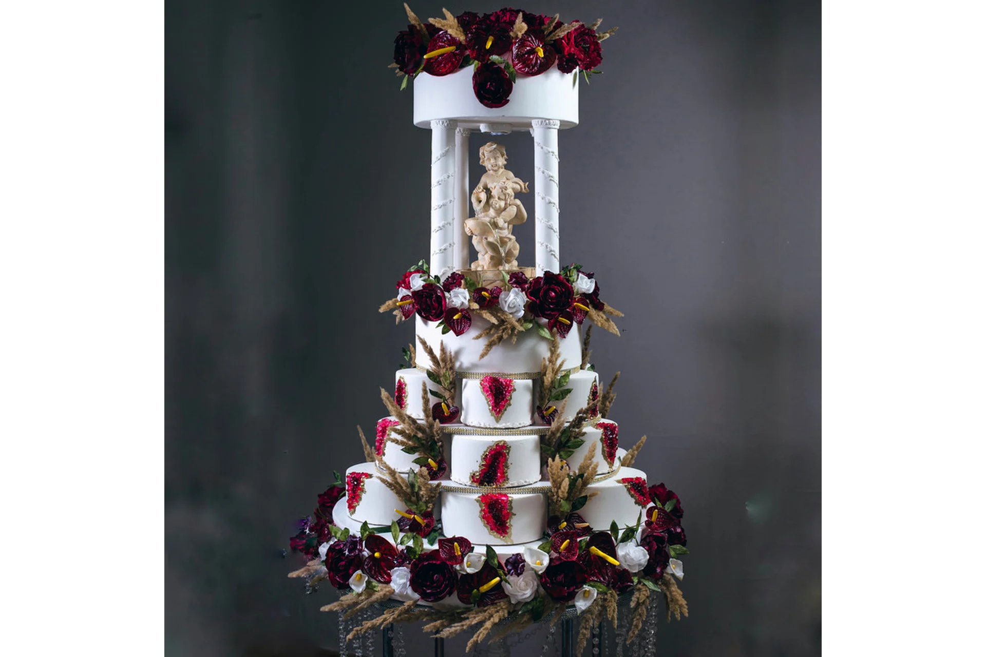 Свадебный шоу торт Фонтан с ангелом (Юлианна Сухотерина), фото 1 из 1.