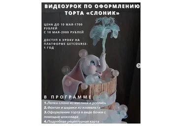 Торт «Слоник» (Анна Сухова)