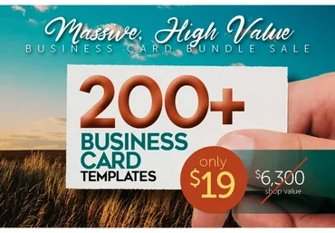 200+ Суперсовременных шаблонов визитных карточек