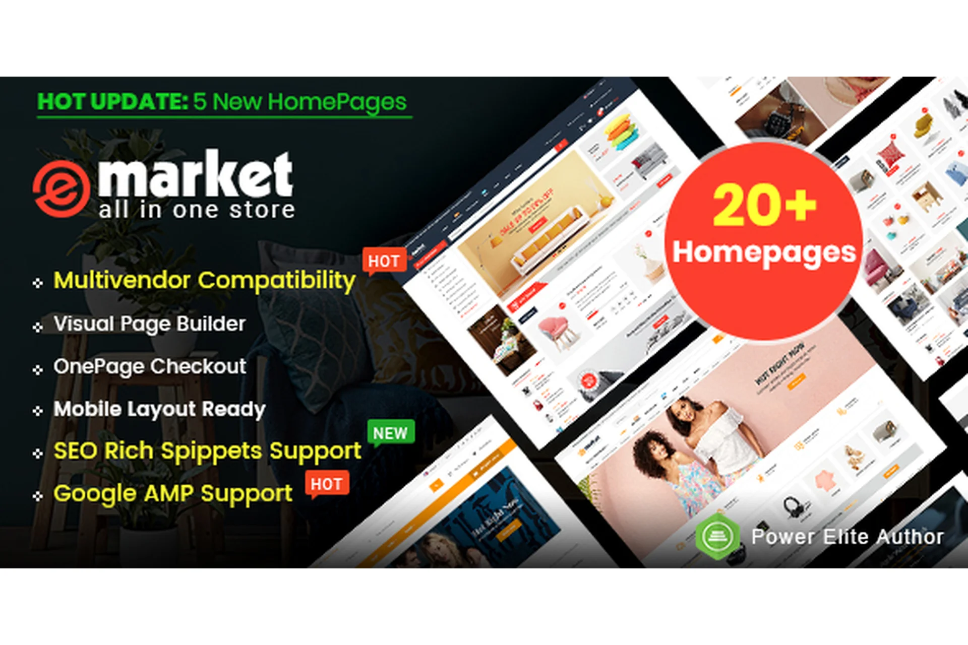 [OpenCart 3] eMarket - All in one store, 2018, фото 1 из 1.