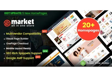 [OpenCart 3] eMarket - All in one store, 2018