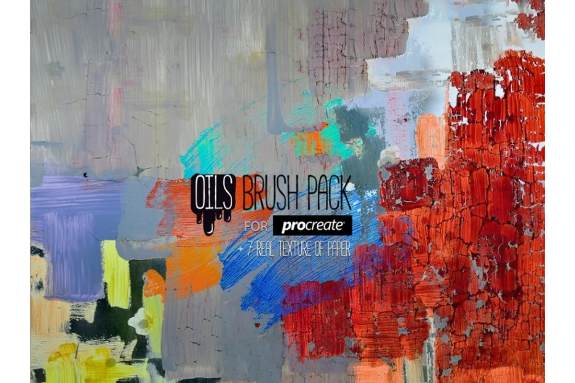 [gumroad] Кисти в стиле масло для Procreate. Oils brush for procreate 5 (Илья Туляков), фото 1 из 1.