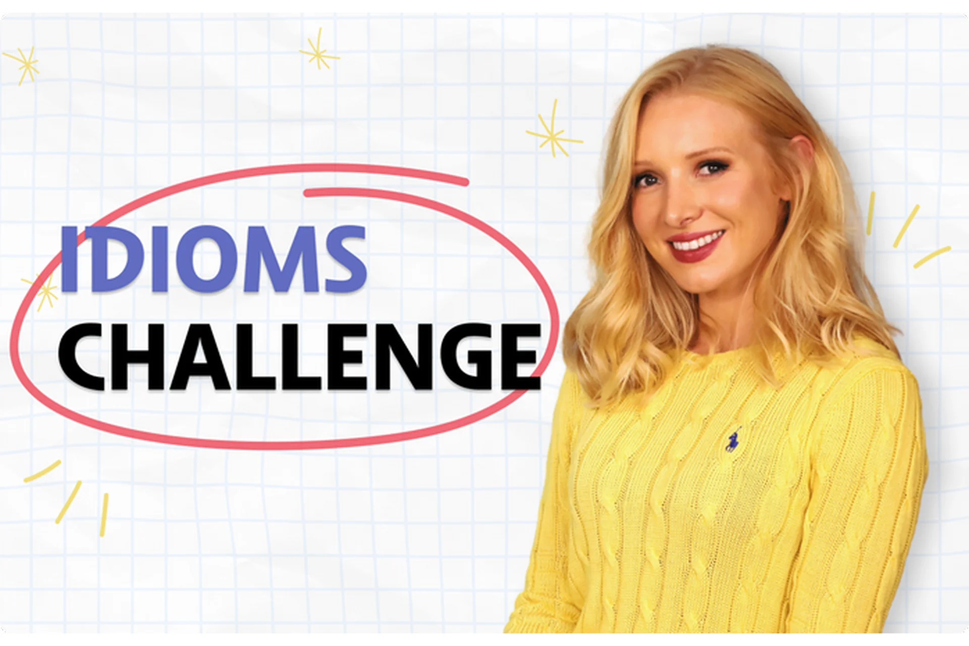 [English With Lucy] Идиомы | The Idioms Challenge, фото 1 из 1.