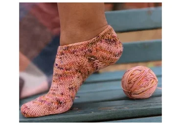 Носки Цветущая сакура (socksscarfknit)