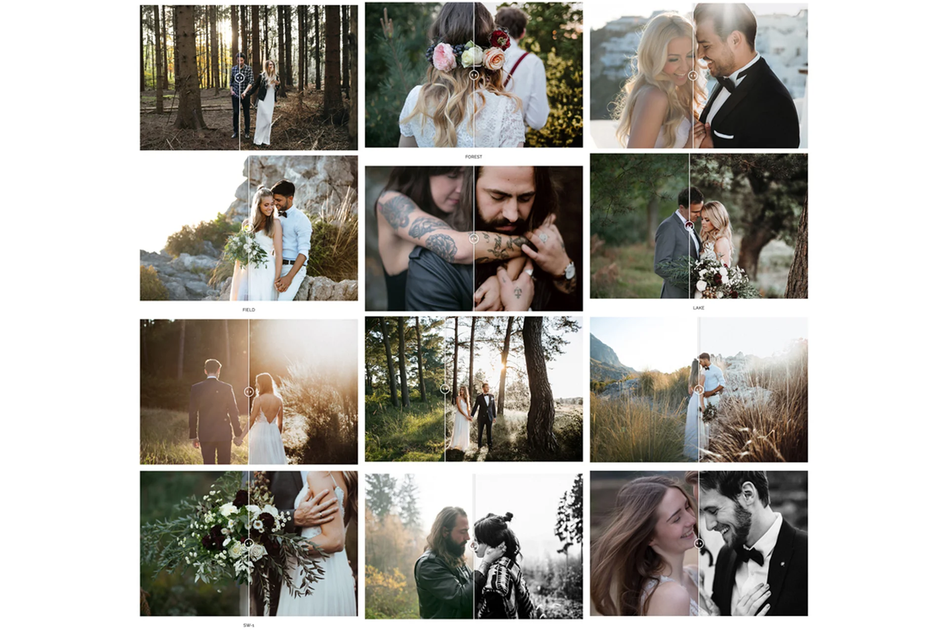 Полная коллекция свадебных пресетов: Lake and Forest LR Presets All in One (Vicky Baumann), фото 1 из 1.