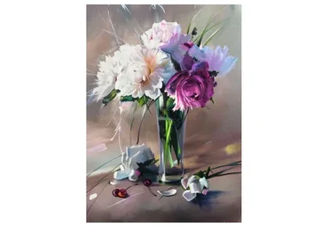 Натюрморт с пионами (Ольга Базанова)