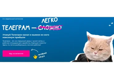 [Тома Т] Телеграм легко. Тариф Котик в телеграм (Тома Саркулова)