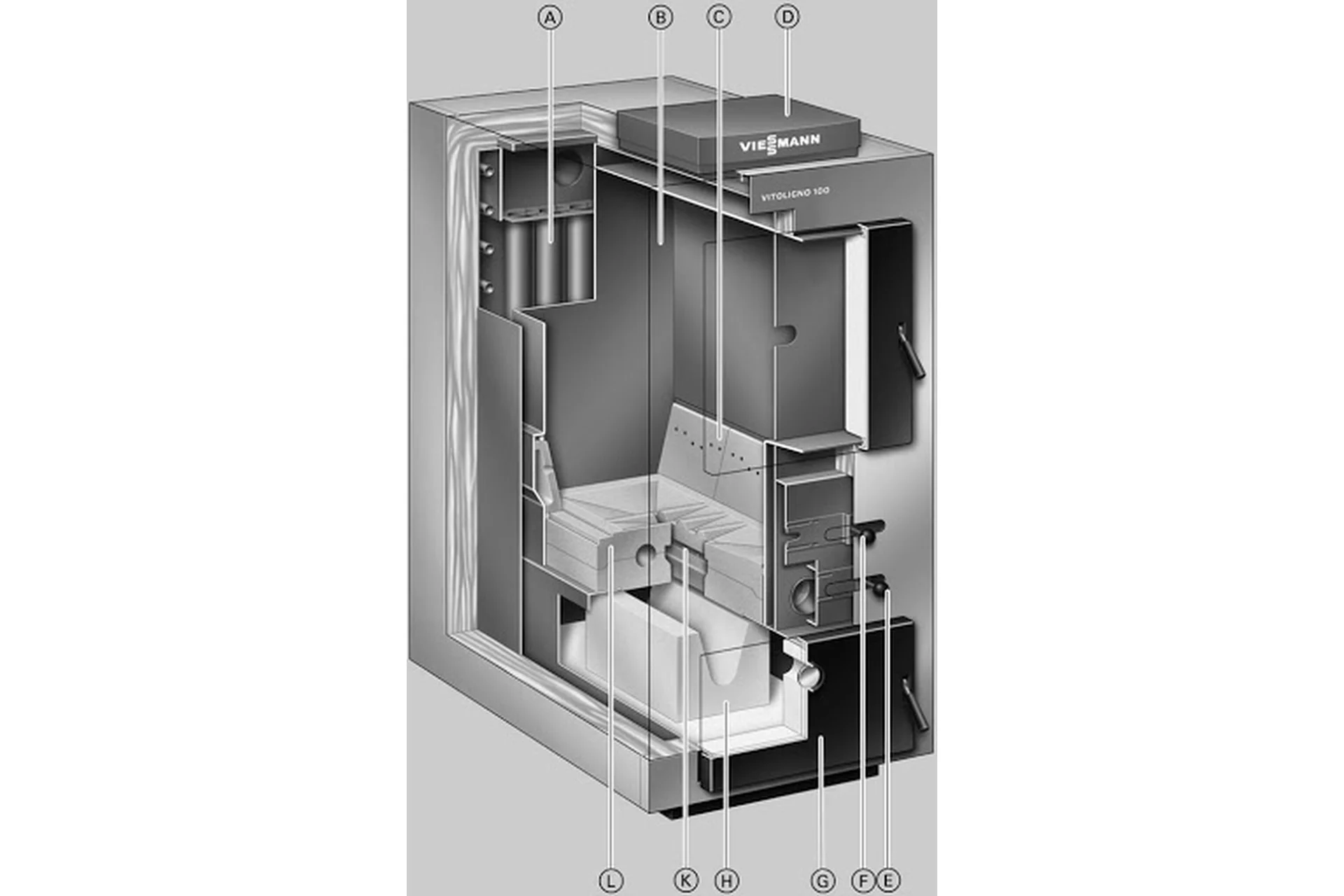 Пиролизный котел. Чертежи пиролизного котла, фото 1 из 1.