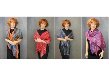 Шарфы паутинки. Волшебство на конвейере (Алиса Бордо)