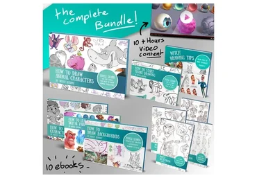 Сборник уроков по цифровому рисованию. The complete bundle (Mitch Leeuwe)