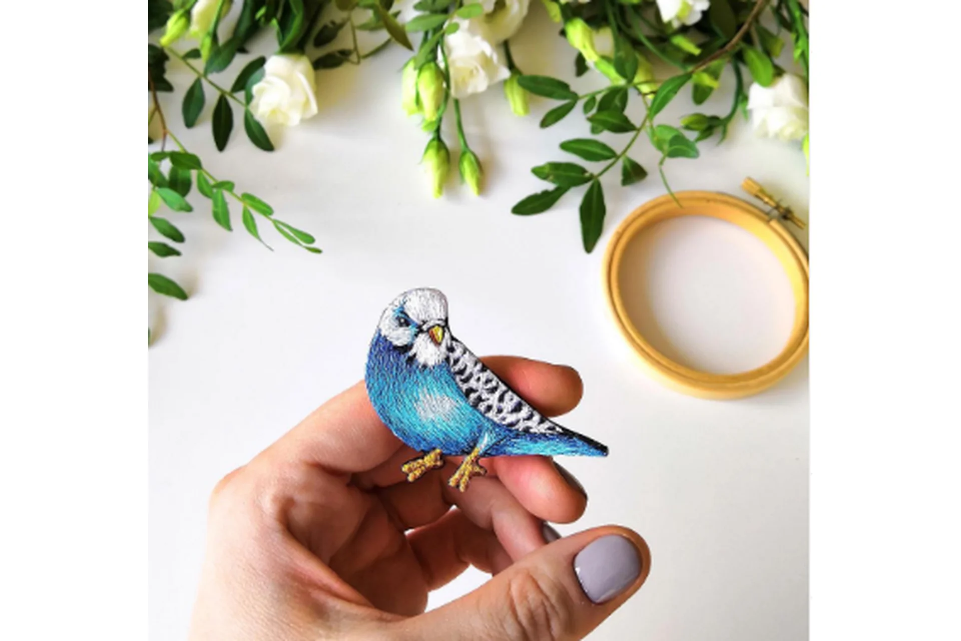 [Shivivka] Брошь «Попугайчик» (Надя Шивик), фото 1 из 1.