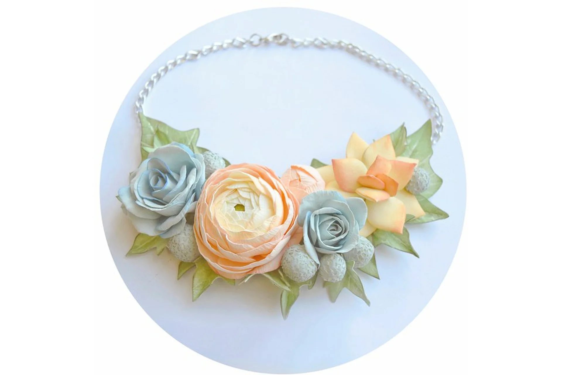 Цветочное колье: 6 в 1 (Наталья Вознюк), фото 1 из 1.