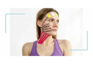 Лифтинг лица тейпами (Ольга Бистерфельд/Facefitnesslife)