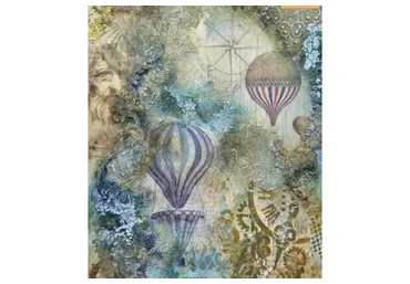 Микс Медиа Панно в технике окисленного кружева (Наталья Жукова)