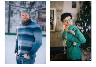 [okx2] Джемпер/ свитер. Мужское плечо (Ольга Кондратьева, Оксана Колесникова)