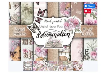 [Creativefabrica] Bloomination Clipart (Tanya Kart)