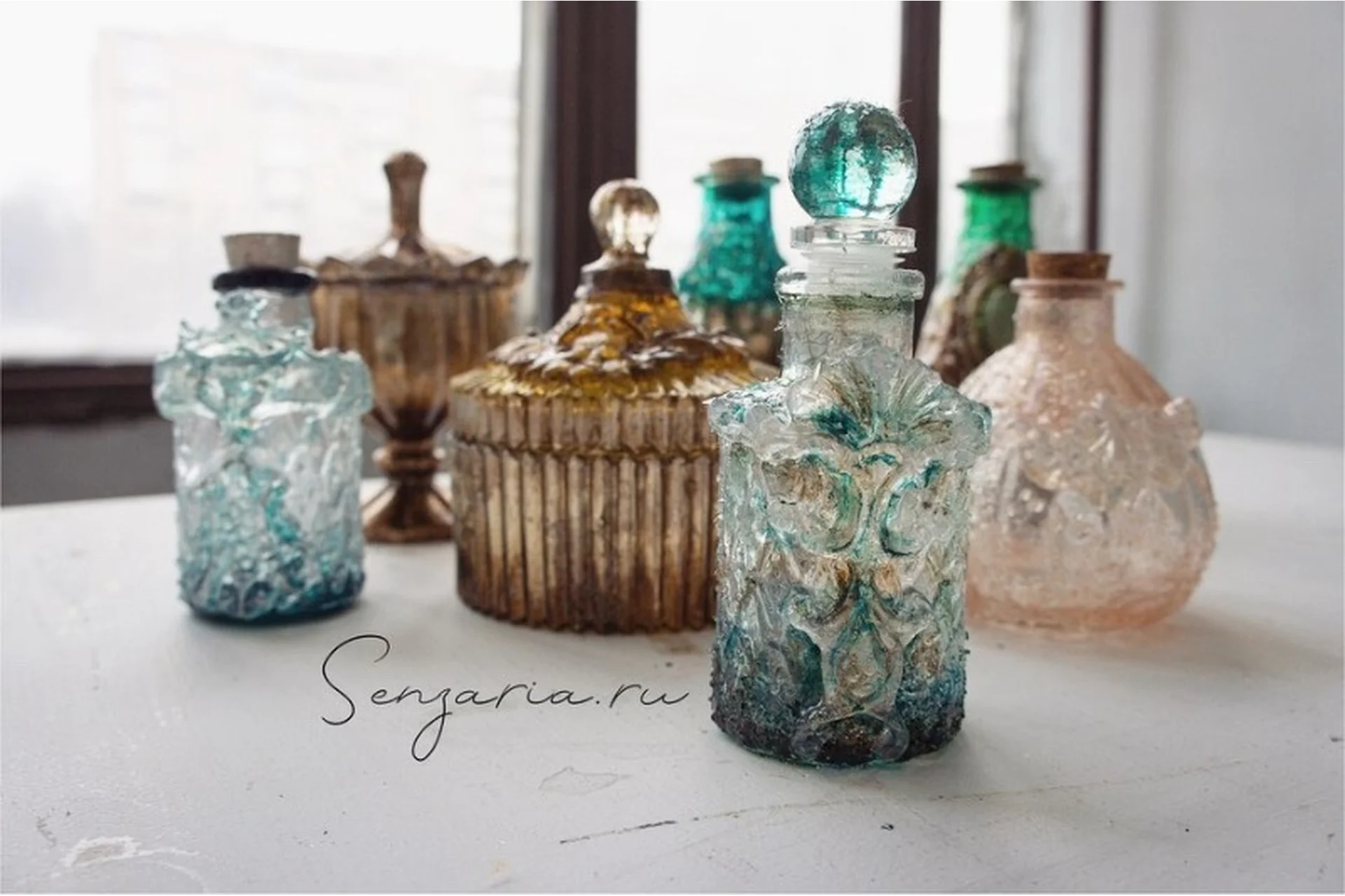 [Студия Декора Senzaria] Онлайн интенсив по декору стекла - Богемия (Кристина Елизарова), фото 1 из 1.