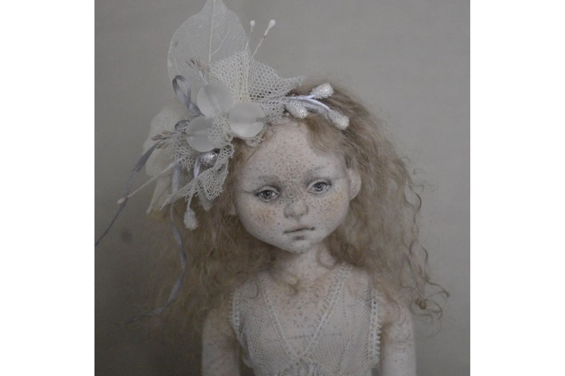 Текстильная шарнирная кукла (Евгения Агафонова), фото 1 из 1.