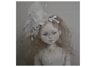 Текстильная шарнирная кукла (Евгения Агафонова)