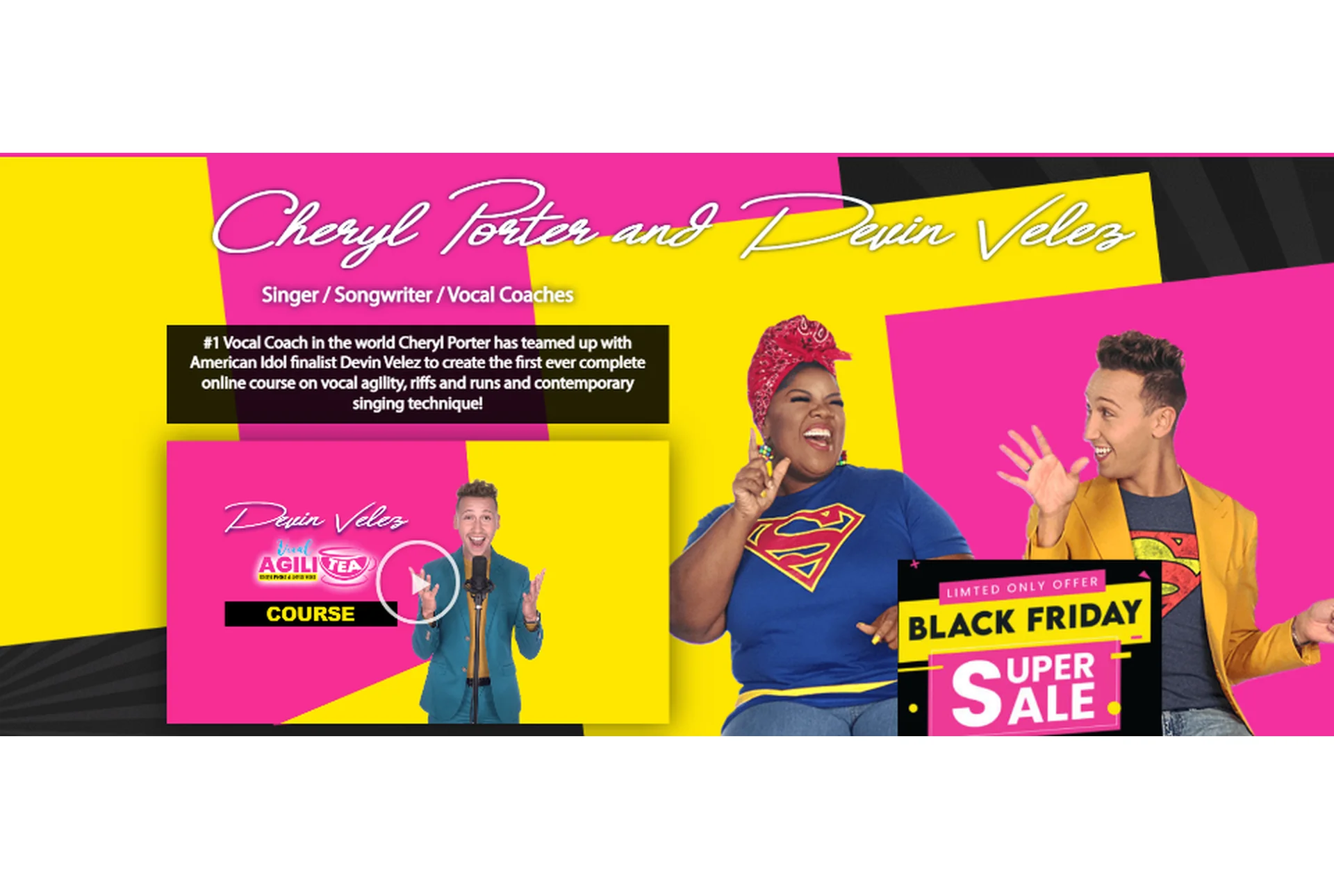 Vocal Agili-TEA course / Курс по гибкости голоса (Шерил Портер, Девид Велез), фото 1 из 1.