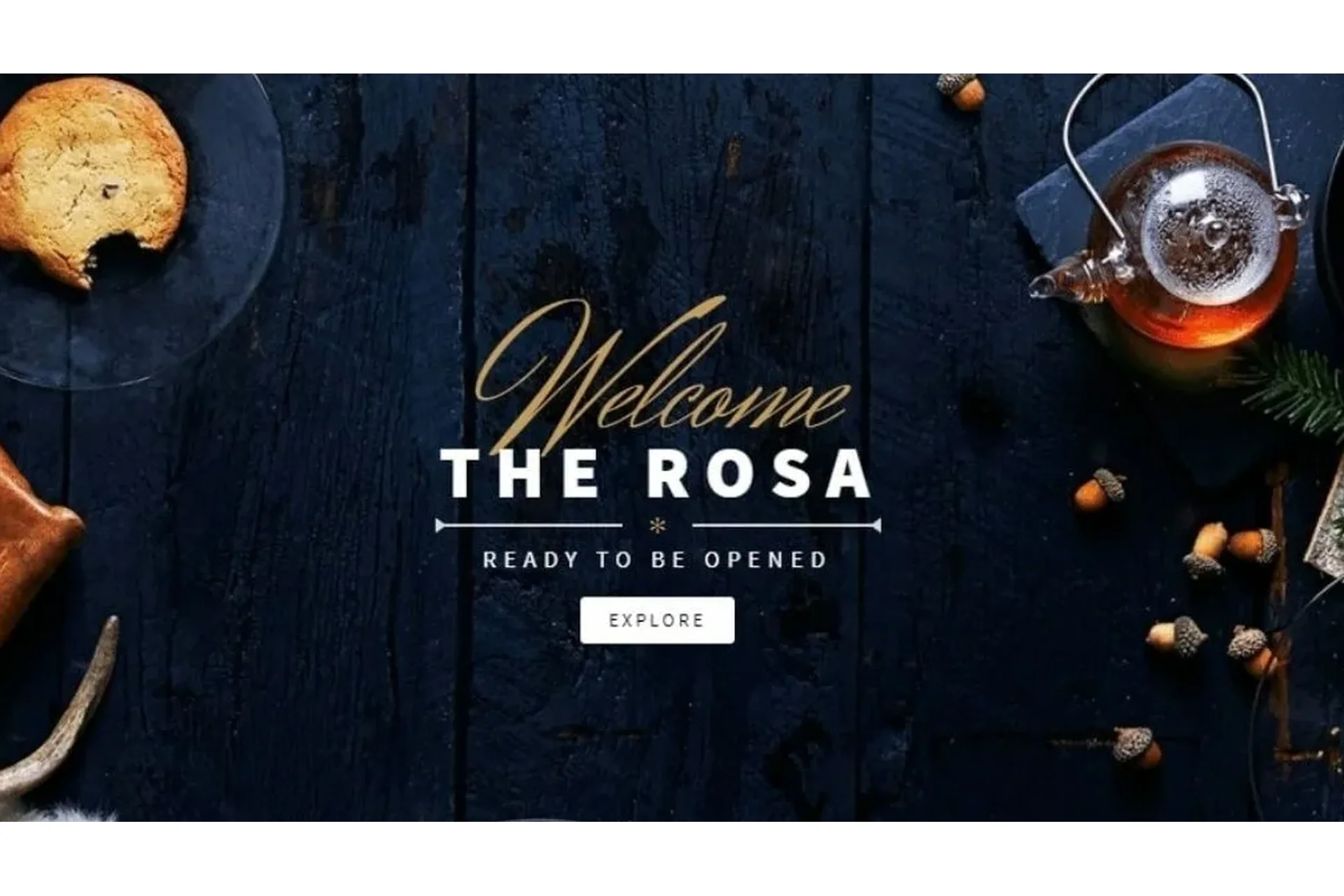 ROSA - An Exquisite Restaurant WordPress Theme / Изысканный ресторан, WordPress шаблон, фото 1 из 1.
