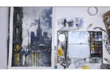 [KalachevaSchool] Акварельный онлайн-практикум (Херман Пекель)