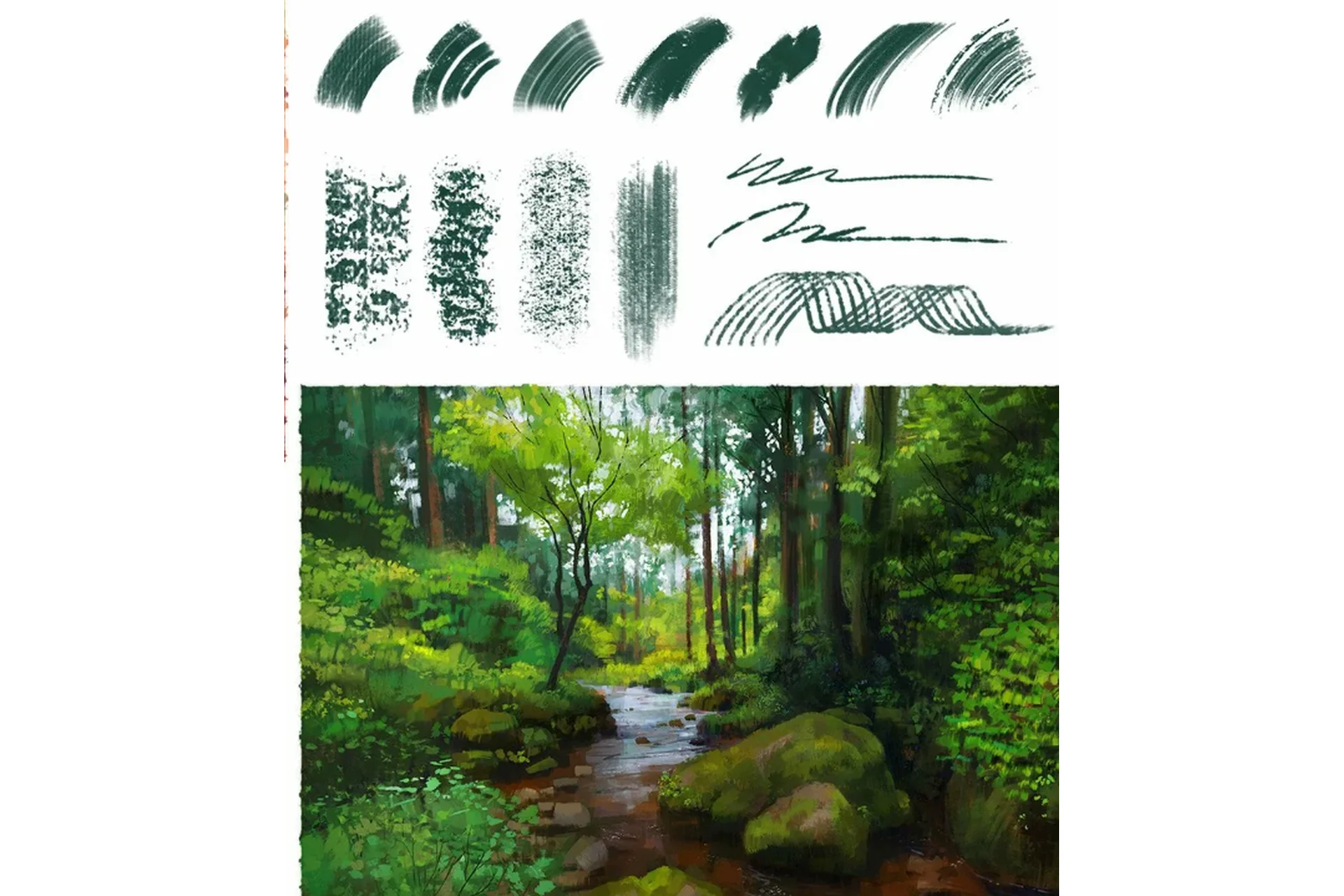 Кисти для Procreate. 1600 кистей для Procreate / 1600+ Procreate Brushes and Textures (GalBrushes), фото 1 из 1.