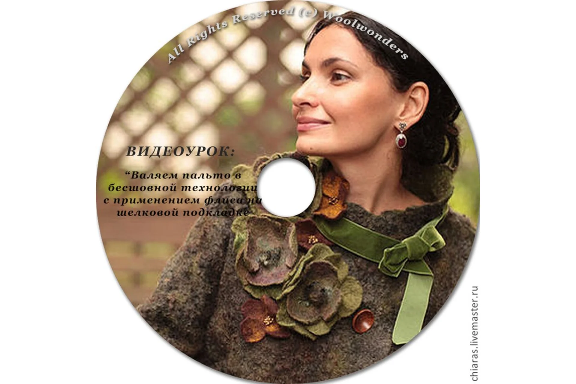 Валяем пальто на шелке с флисовым декором (Ирена Левкович), фото 1 из 1.