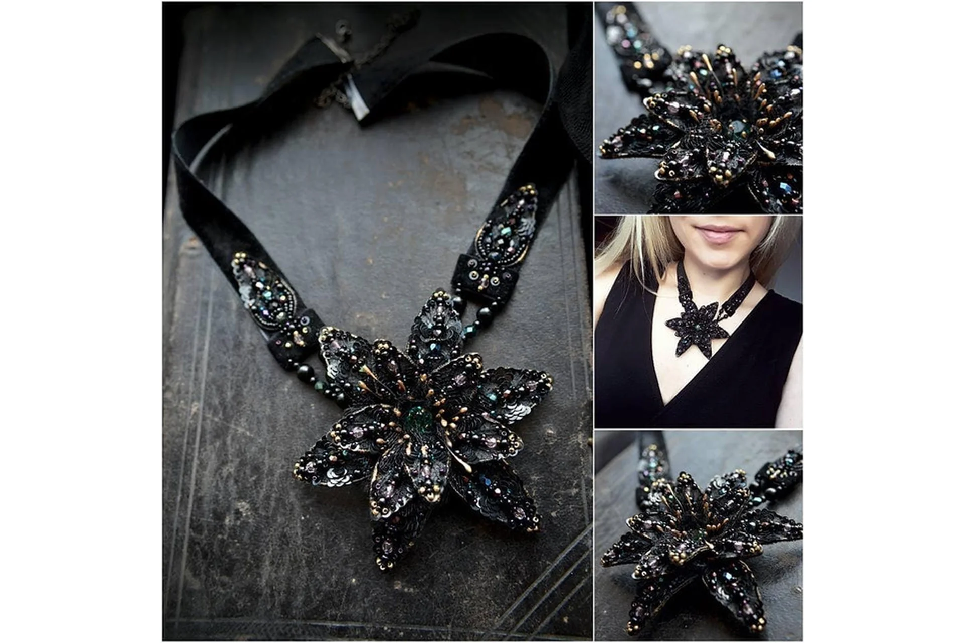 Брошь «Цветок лотоса» (Agija Rezcova), фото 1 из 1.