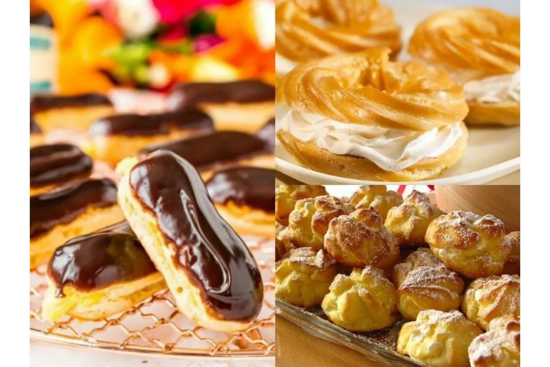 [Pastry School] Эклеры и десерты из заварного теста  (Елена Крохмаль), фото 1 из 1.