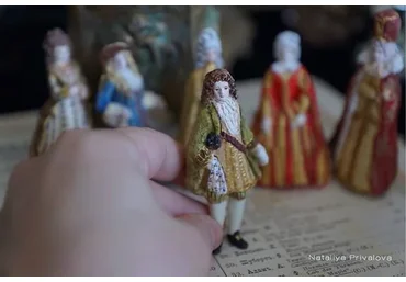 Ватная игрушка в технике пресс папье (Наталья Привалова)