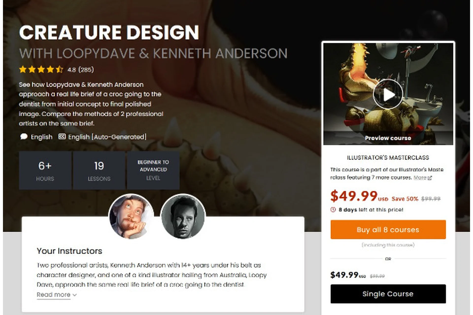 [21-draw] Дизайн Существ и Персонажей. Creature Design (Kenneth Anderson, Loopy Dave), фото 1 из 1.