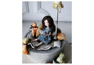 [Gnut Cake School] Мастер-класс «Девочка с Торшером» (Екатерина Герасимова)