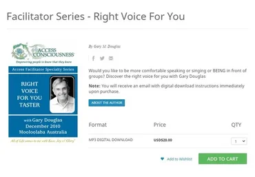 [Access Consciousness] Голос, который вам подходит (Гэри Дуглас)