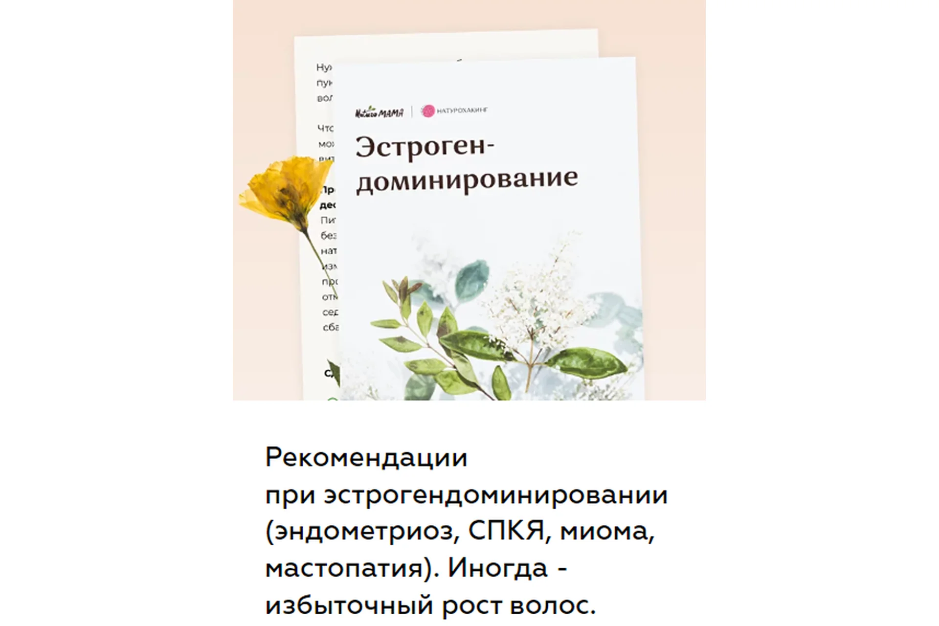 Рекомендации при эстрогендоминировании (Вероника Хуснутдинова), фото 1 из 1.