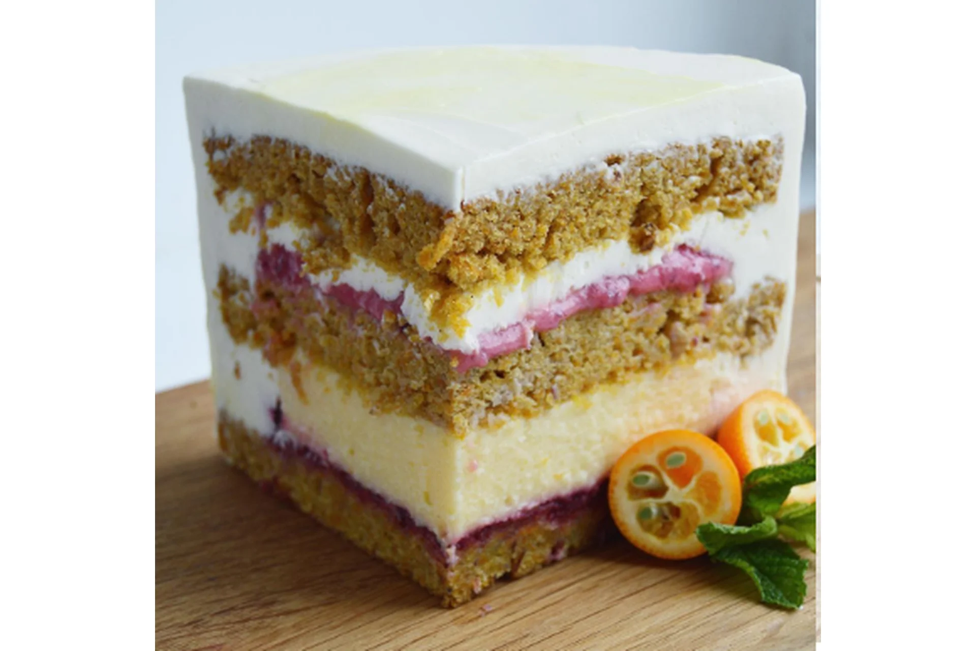 [selfsweets_spb] Торт «Морковь - брусника - лимон». Технологическая карта (Юлия Залесских), фото 1 из 1.