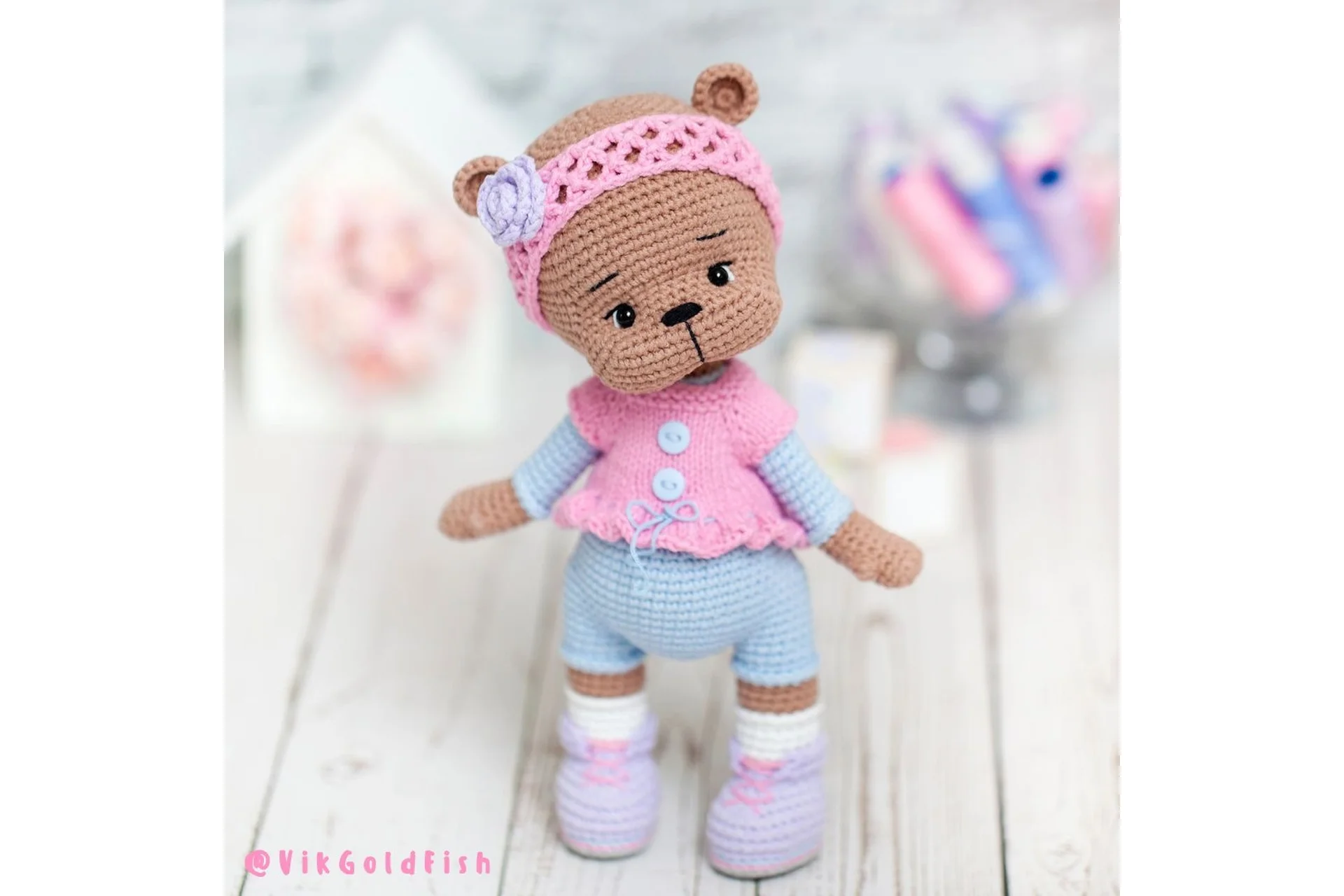 [VikGoldFish] Мишутка Ириска, фото 1 из 1.