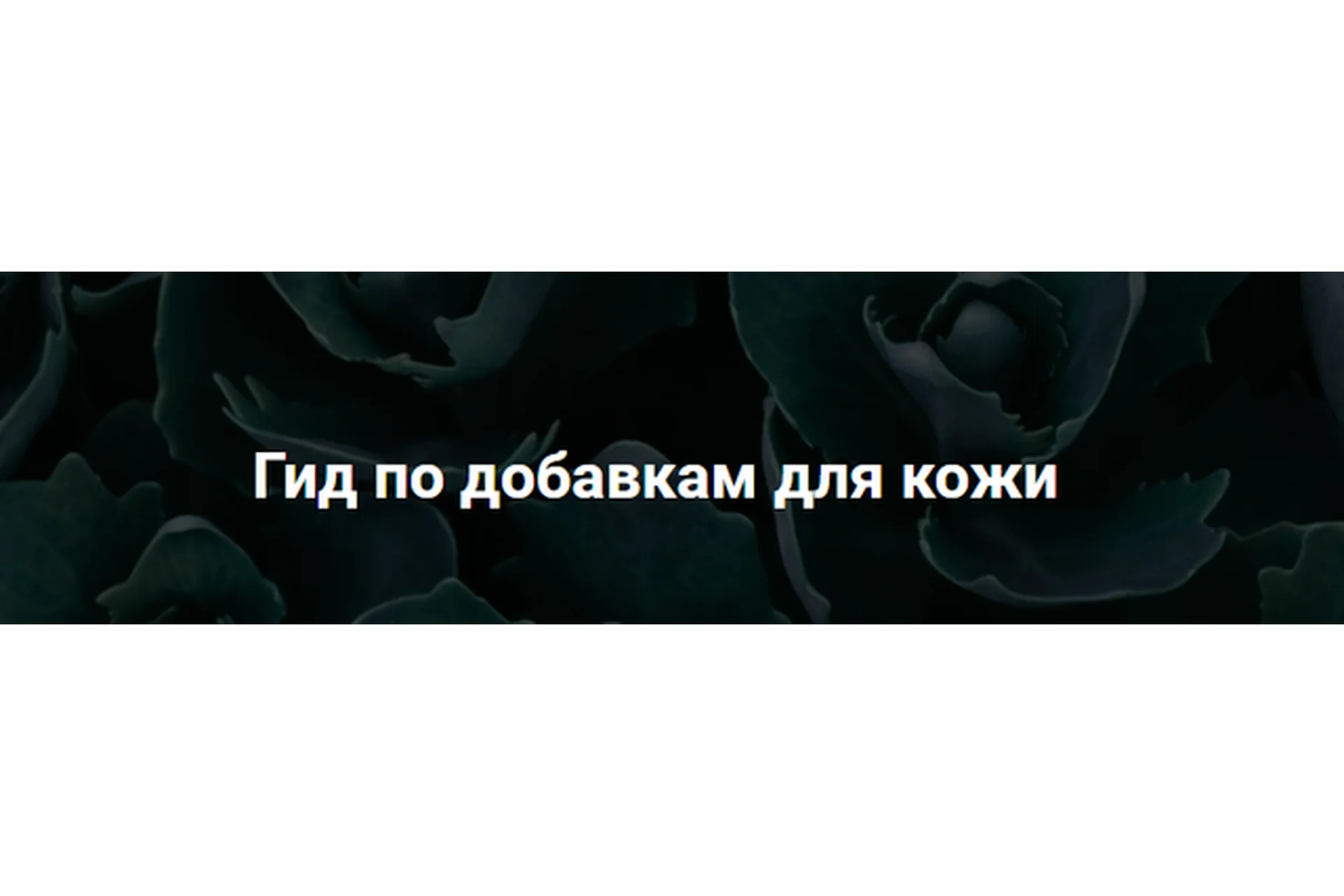 Гид по добавкам для кожи (Лилия Воронкова), фото 1 из 1.