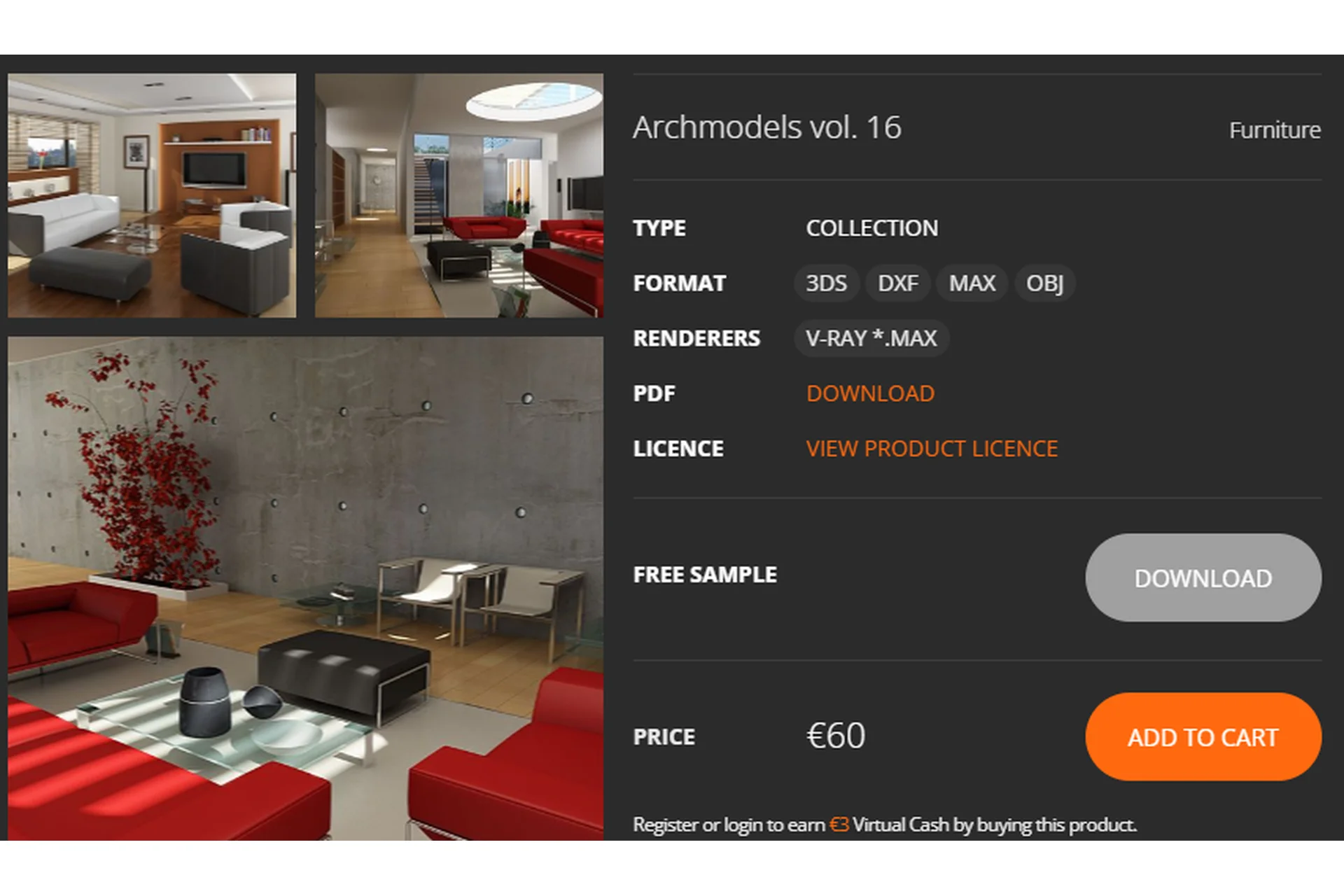 [Evermotion] Archmodels vol.16, фото 1 из 1.